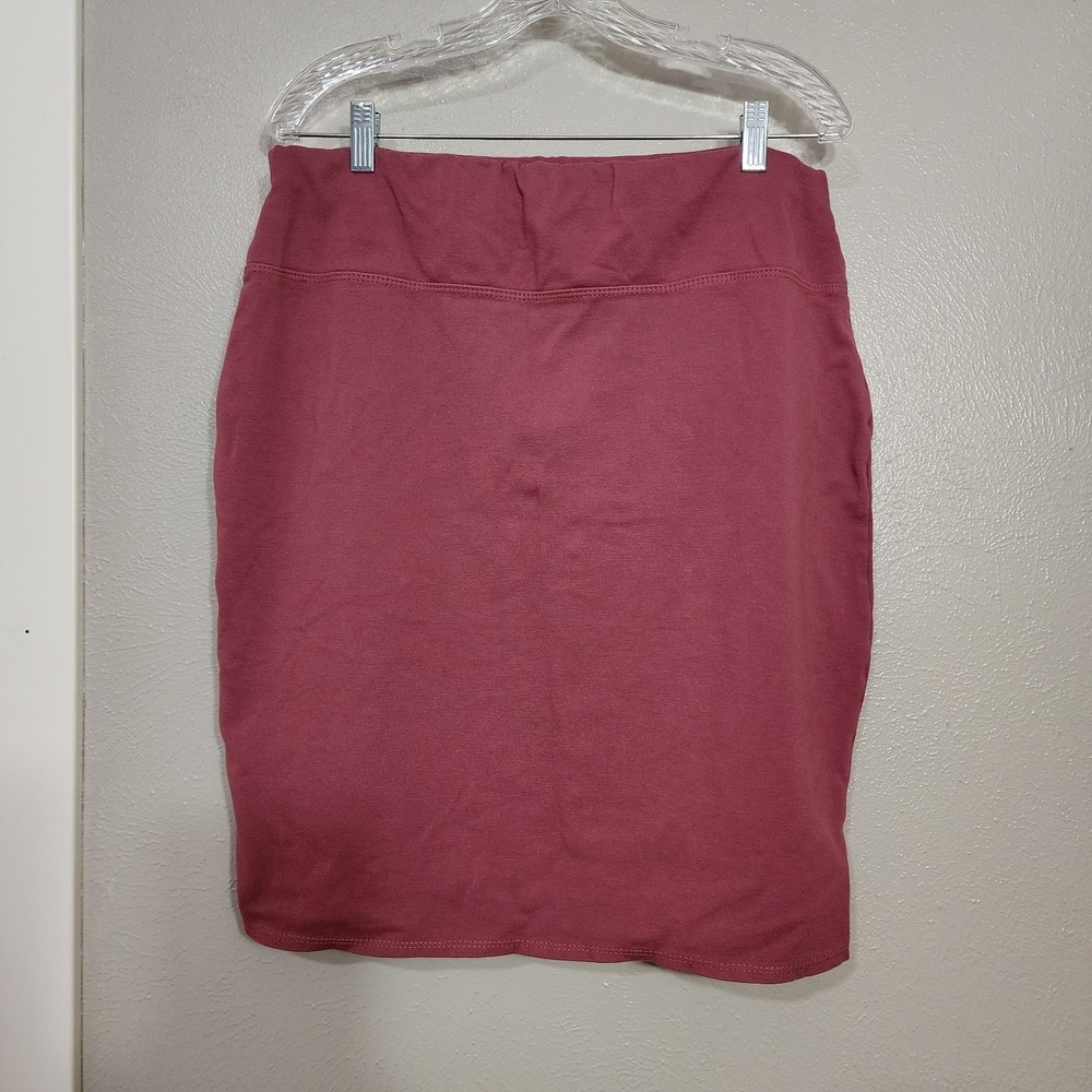 Hybrid‎ And Company Women's Size 3X Pink Ponte Stretch Pencil Skirt